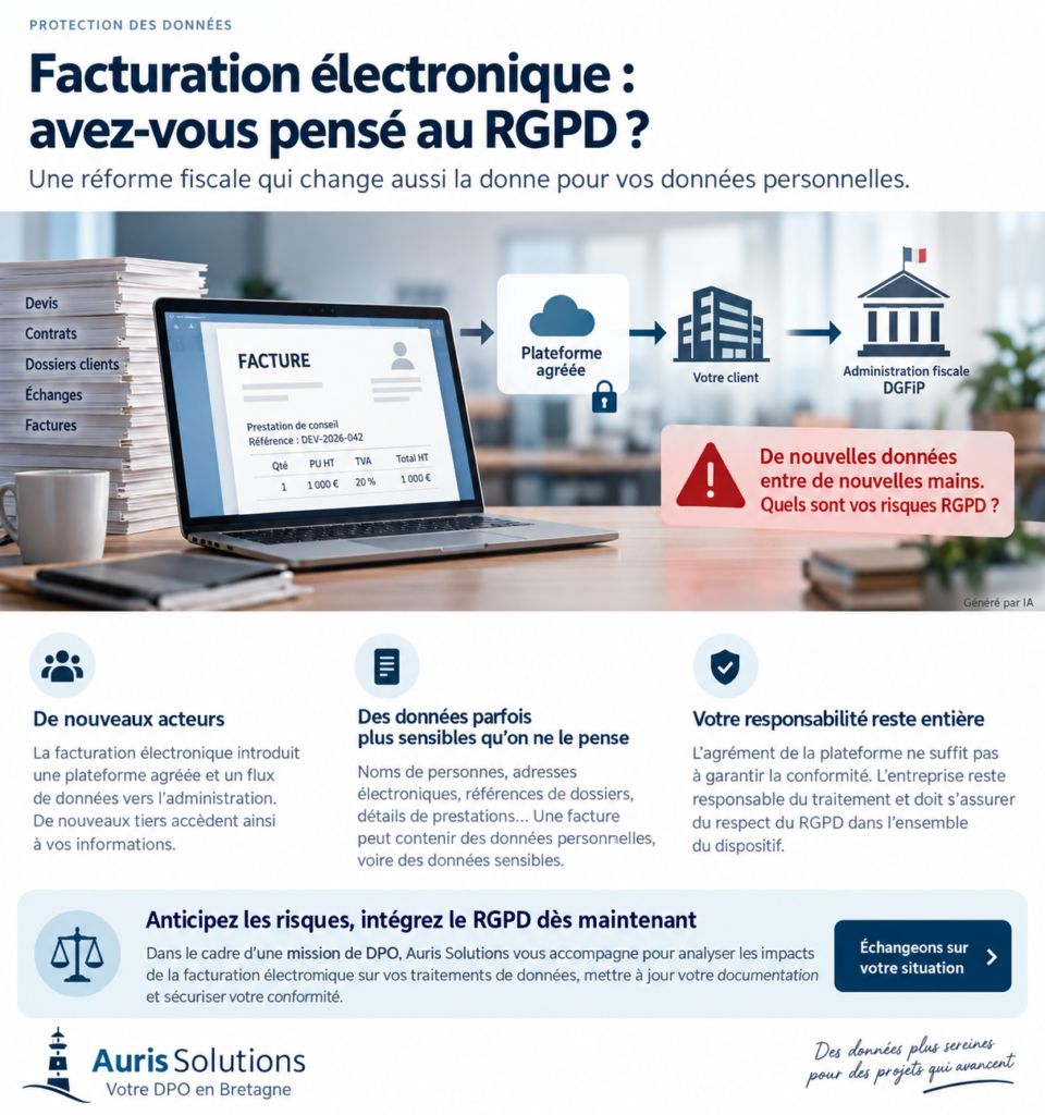 facturation électronique et rgpd